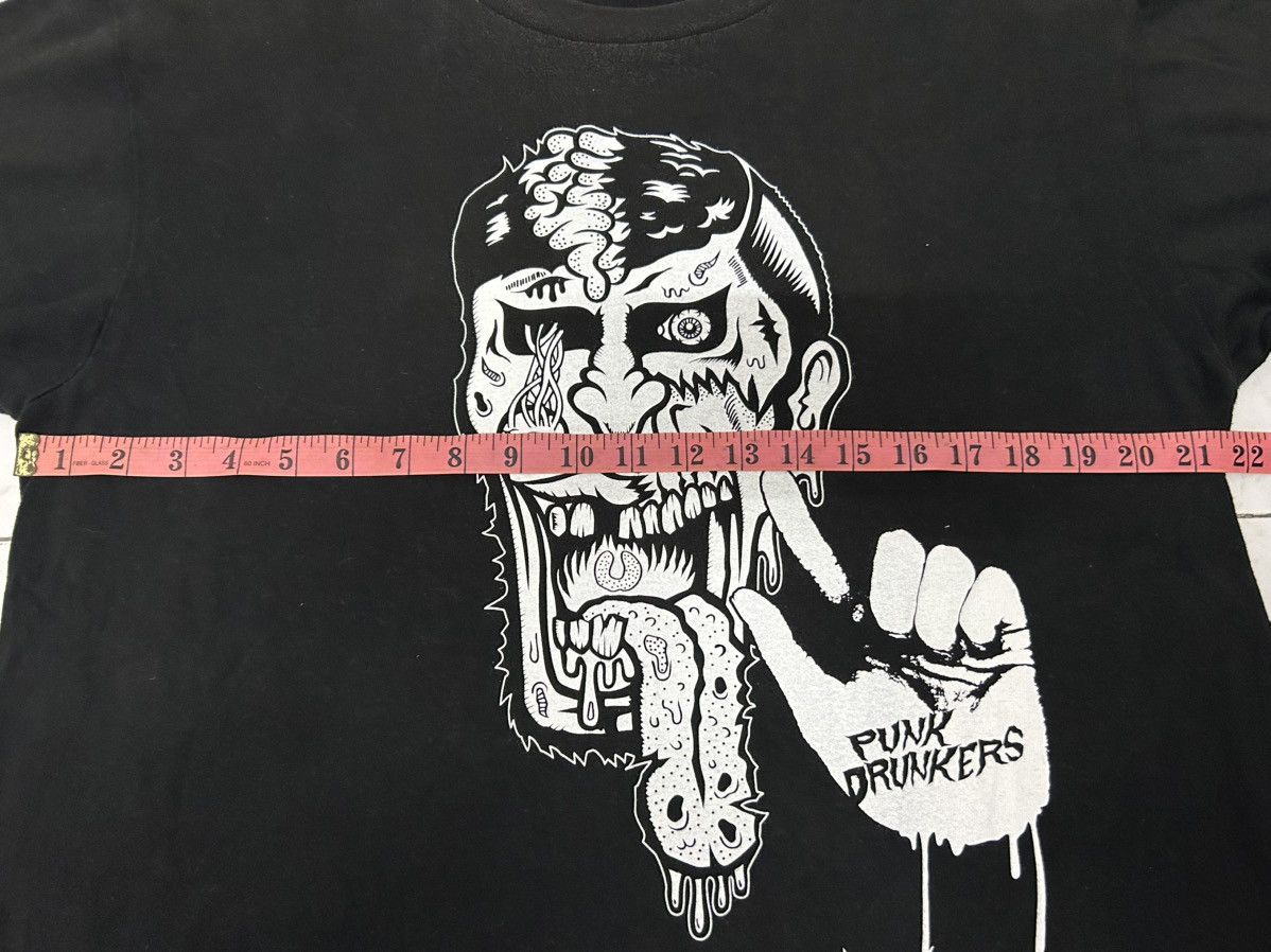 Japanese Brand VINTAGE PUNK DRUNKERS PUSHEAD DESIGN RARE Size US XL / EU 56 / 4 - 8 Thumbnail