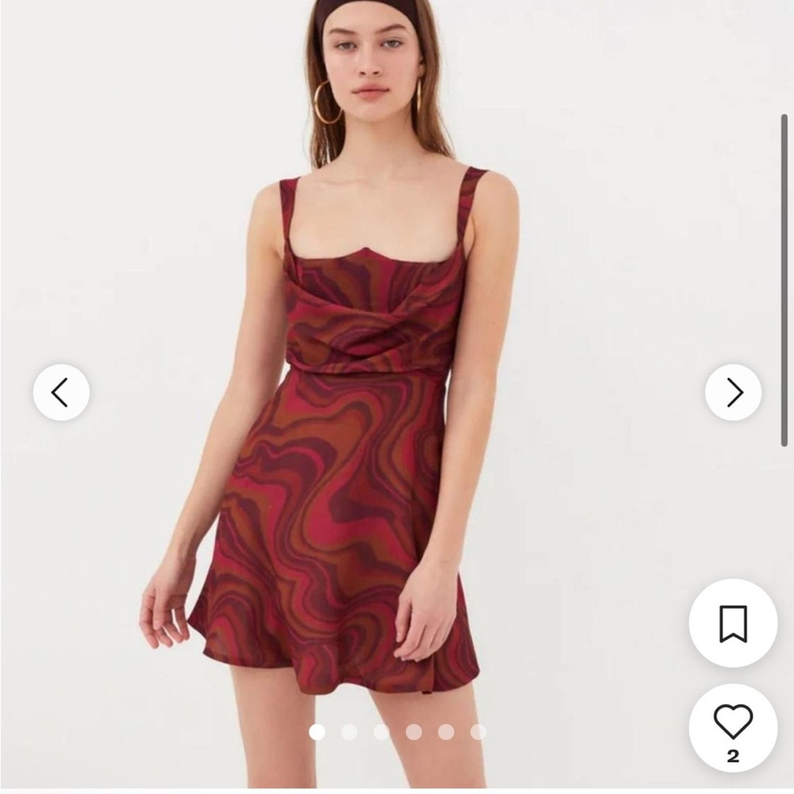 For Love & Lemons NWT For Love And Lemons $220 Sweetheart Mini Dress size S Size S / US 4 / IT 40 - 1 Thumbnail
