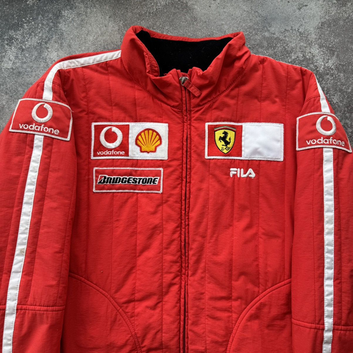 Ferrari × Formula 1 Ferrari x Fila 2000’s Vintage Formula 1 Racing Jacket Size US XL / EU 56 / 4 - 4 Thumbnail