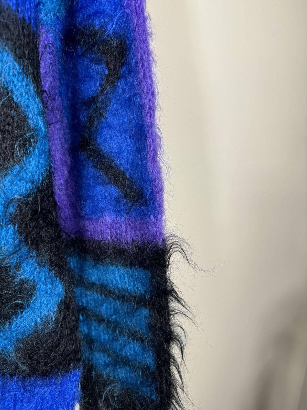 Japanese Brand × Vintage Mohair Avant Garde Vintage England Sweater Size US XL / EU 56 / 4 - 3 Thumbnail