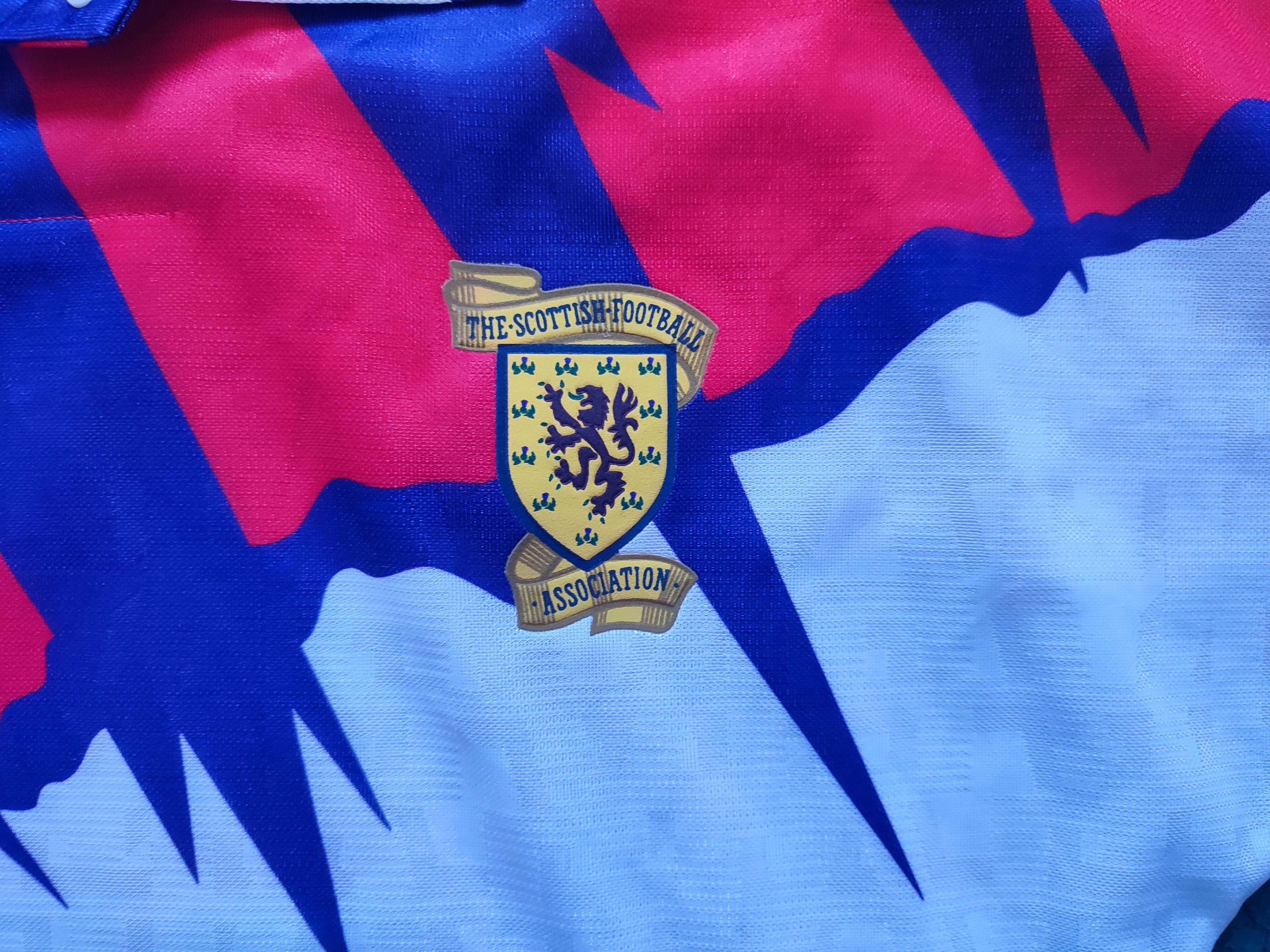 Other Scotland 1992 Away Score Draw Vintage Retro Soccer Jersey Size US S / EU 44-46 / 1 - 5 Thumbnail