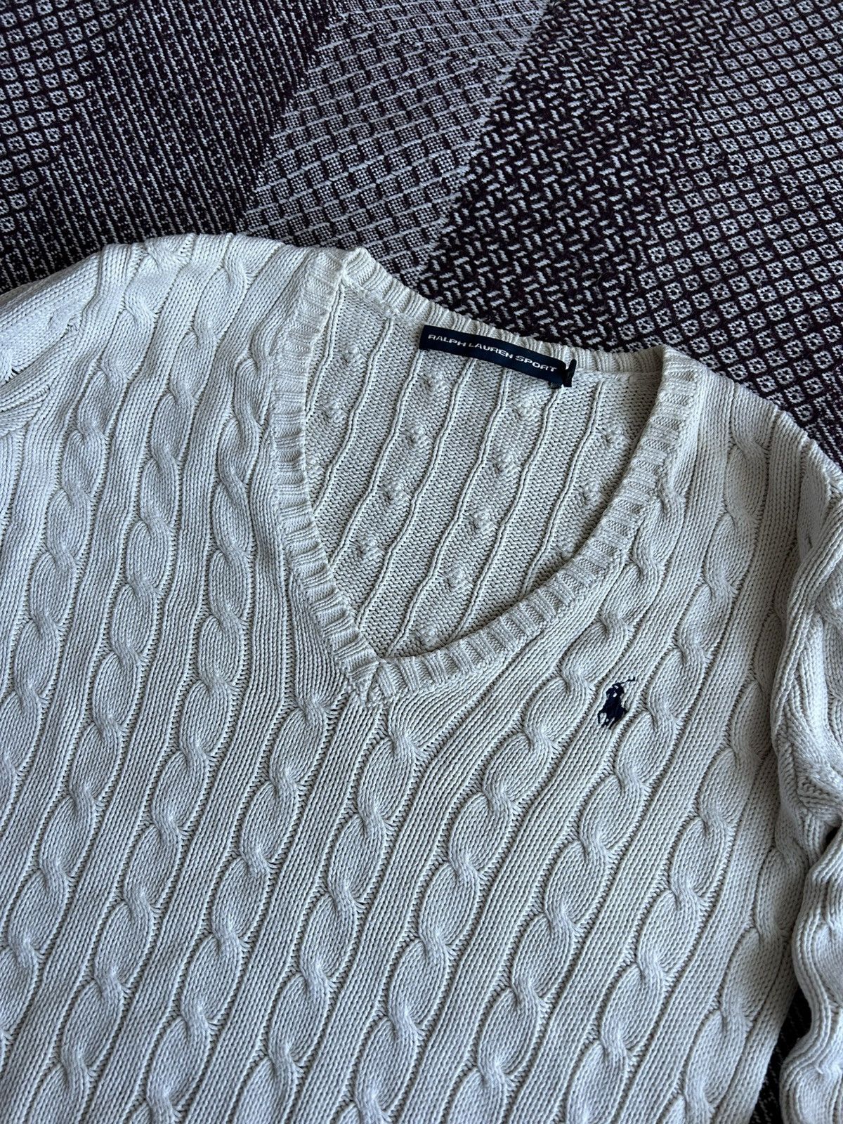Polo Ralph Lauren Polo Ralph Lauren Sport Knitted V-Neck Sweater Streetwear Size S / US 4 / IT 40 - 3 Thumbnail