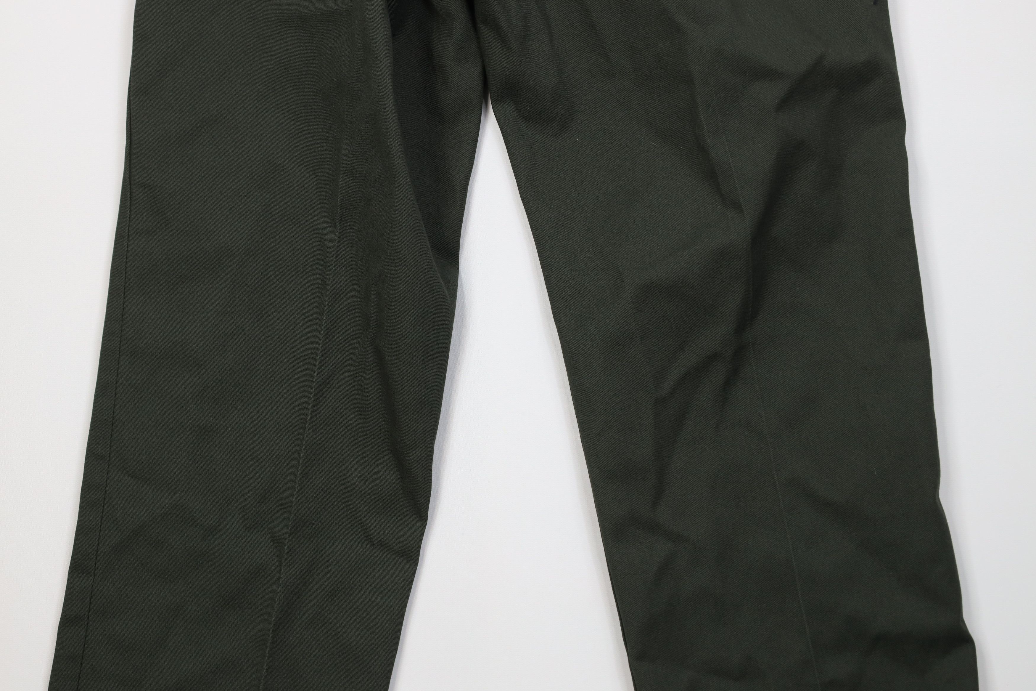 Dickies Vintage Dickies Spell Wide Leg Dungaree Pants Green Workwear Size US 34 / EU 50 - 9 Thumbnail
