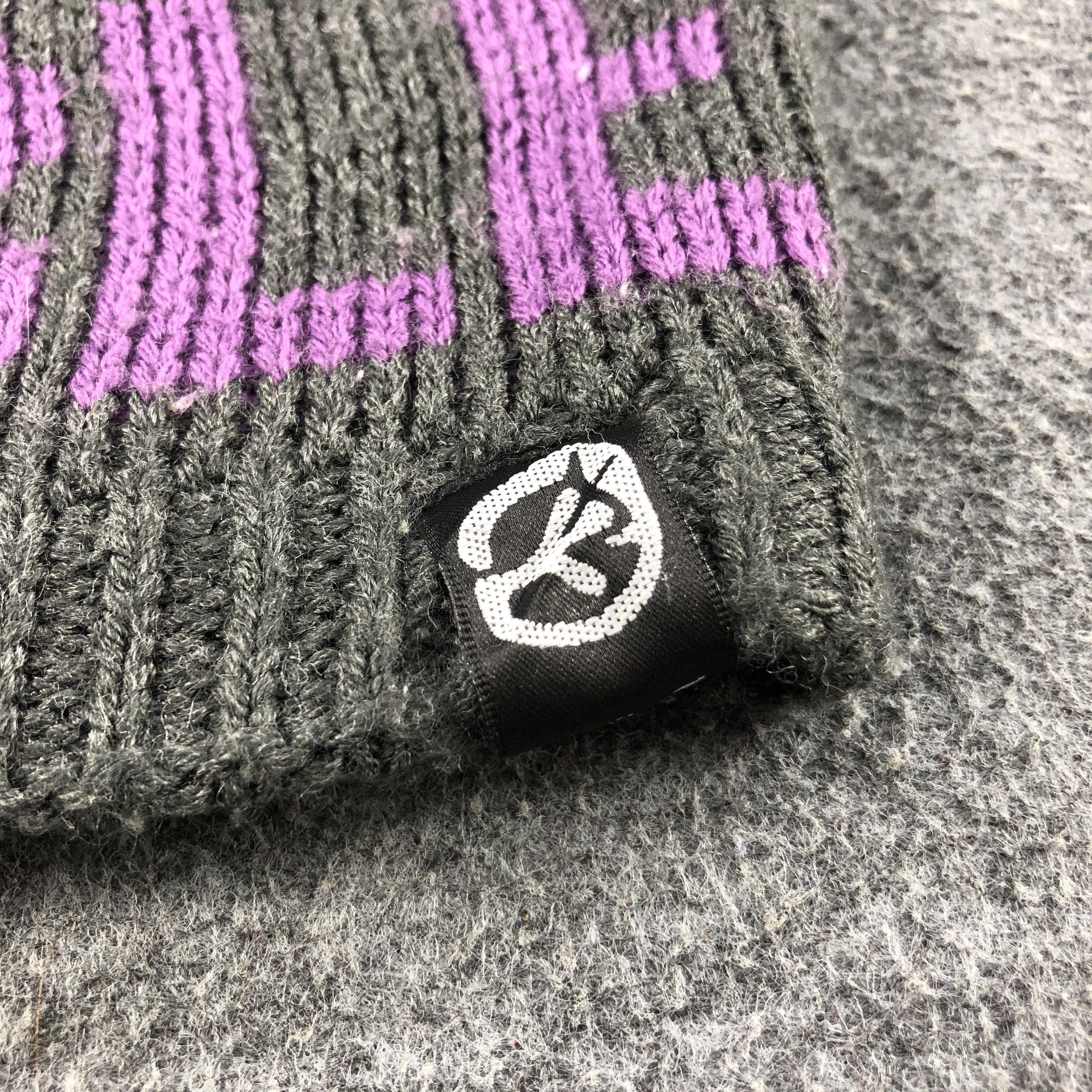 Japanese Brand Unknown Double Triple Grey Beanie Snowcap Snow Hat B335 Size ONE SIZE - 4 Thumbnail
