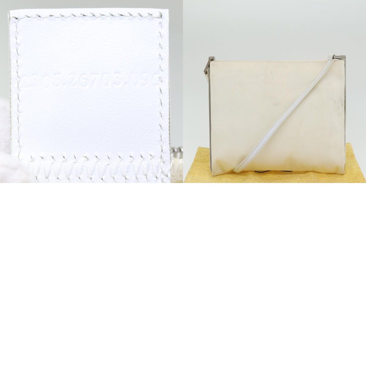Fendi FENDI Shoulder Bag Nylon White Silver Size ONE SIZE - 13 Thumbnail