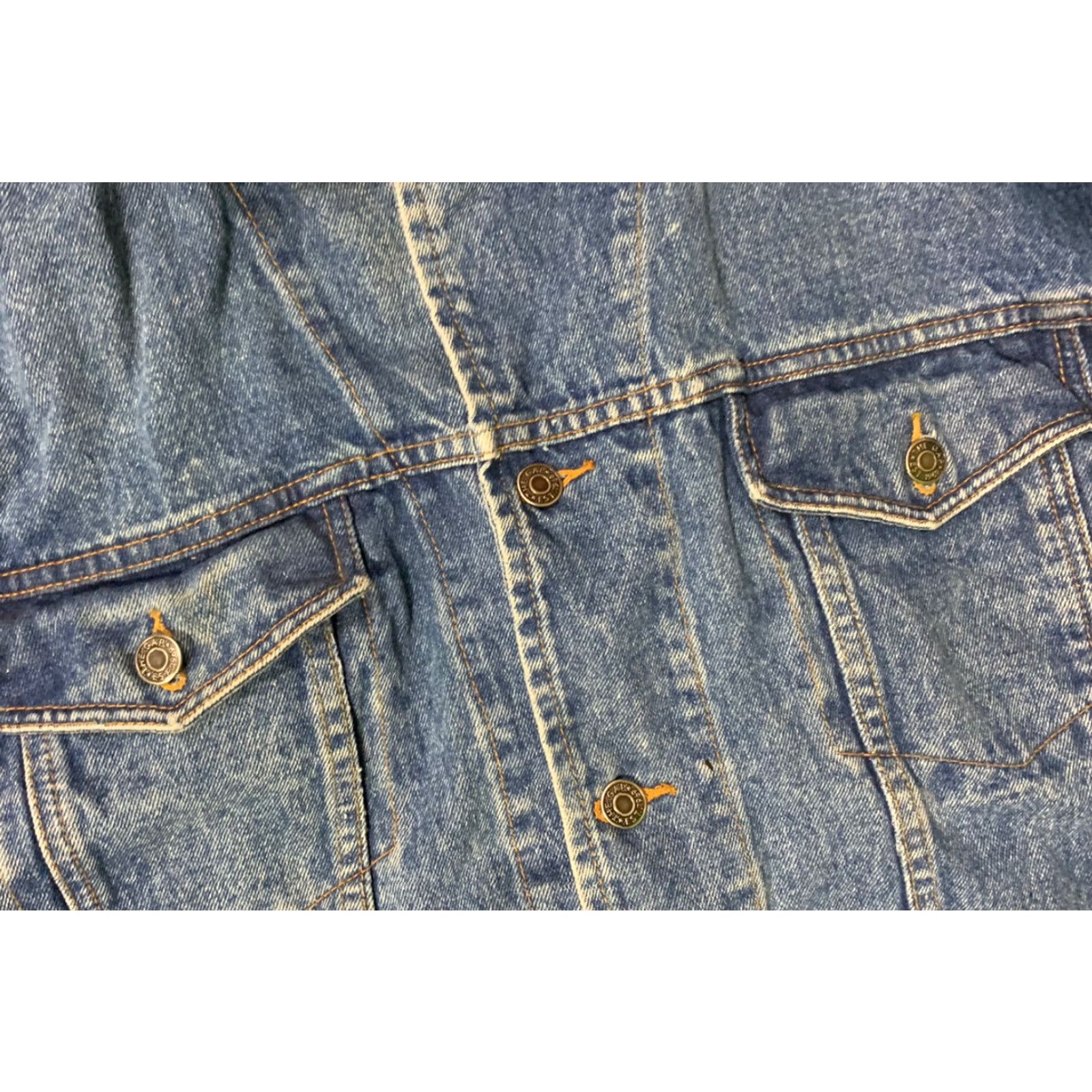 Gap VINTAGE 90s Gap Denim Trucker Jacket Blue XL Mens Size US XL / EU 56 / 4 - 2 Thumbnail