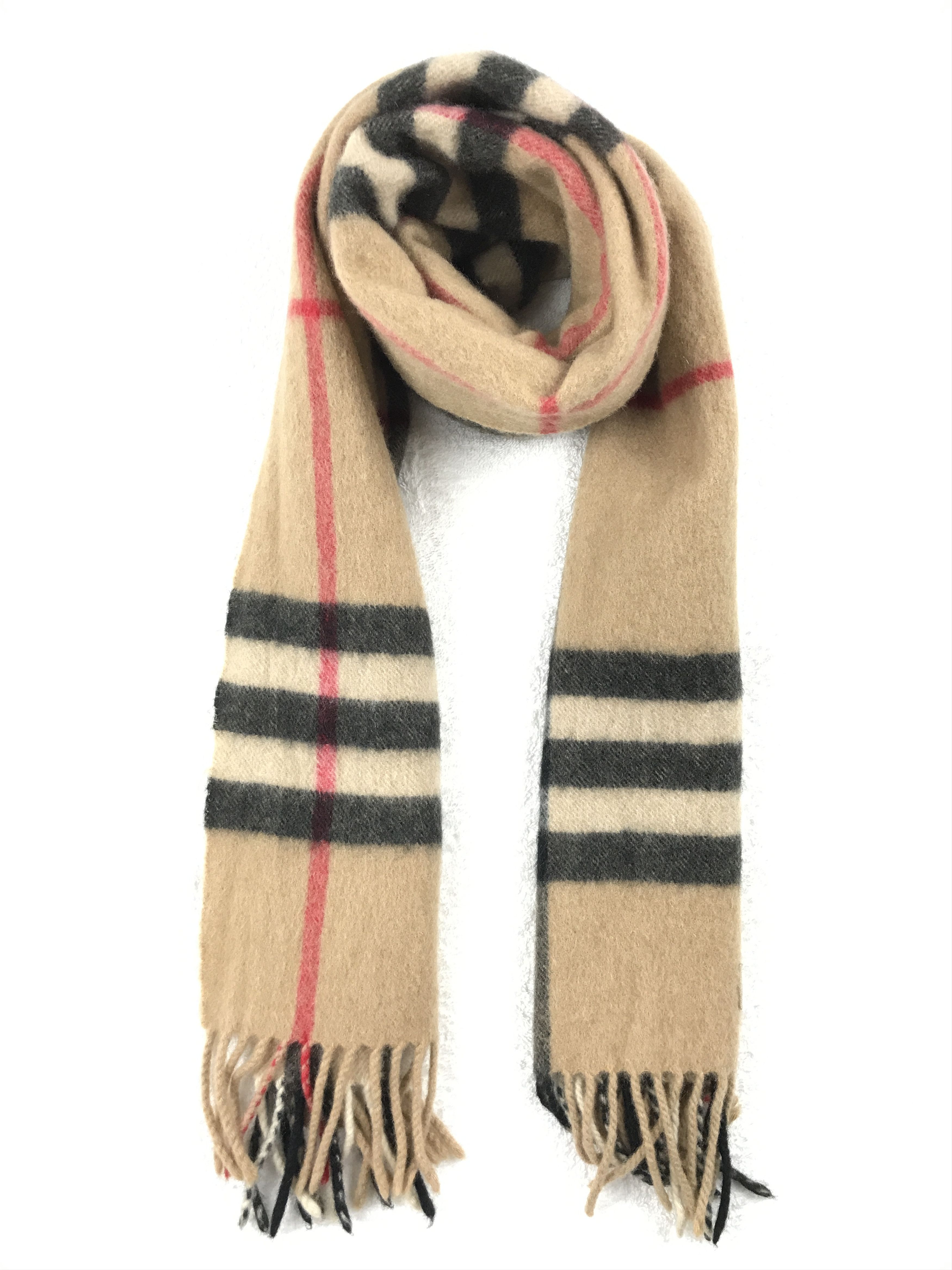 Burberry × Vintage Vintage Burberry Scarf Muffler Wool Cashmere Novacheck Size ONE SIZE - 5 Thumbnail