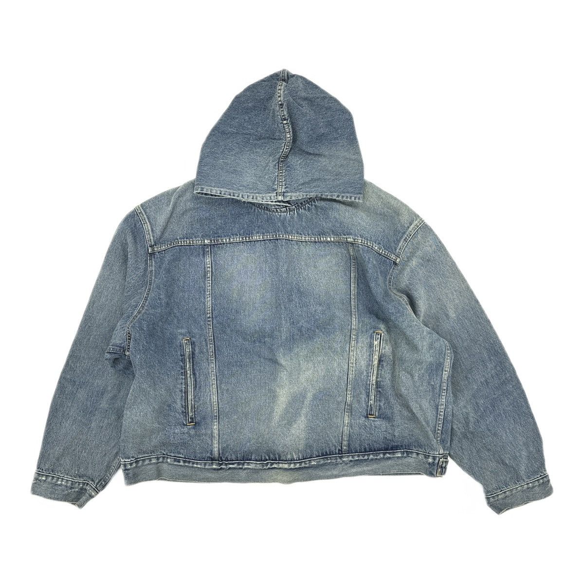 Balenciaga Balenciaga FW22 denim pullover hoodie jacket Size US M / EU 48-50 / 2 - 1 Thumbnail