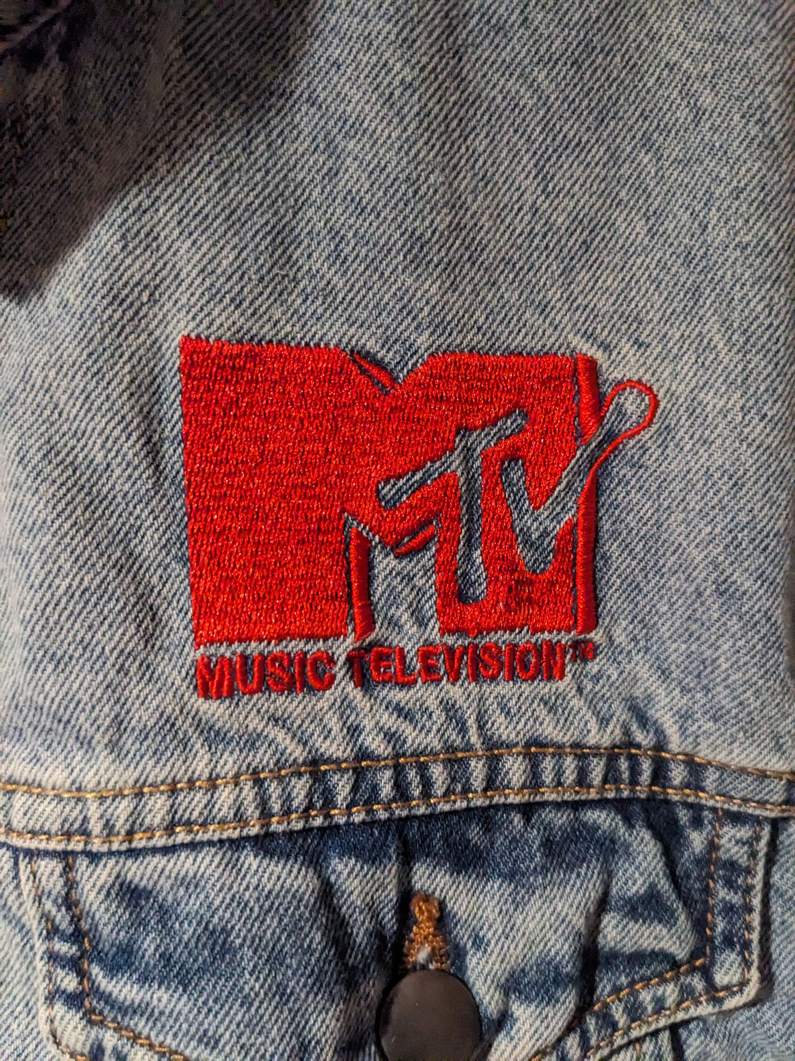 Designer × Mtv MTV Music Television Mixing 2022 Medium Denim Jacket Size US M / EU 48-50 / 2 - 4 Thumbnail