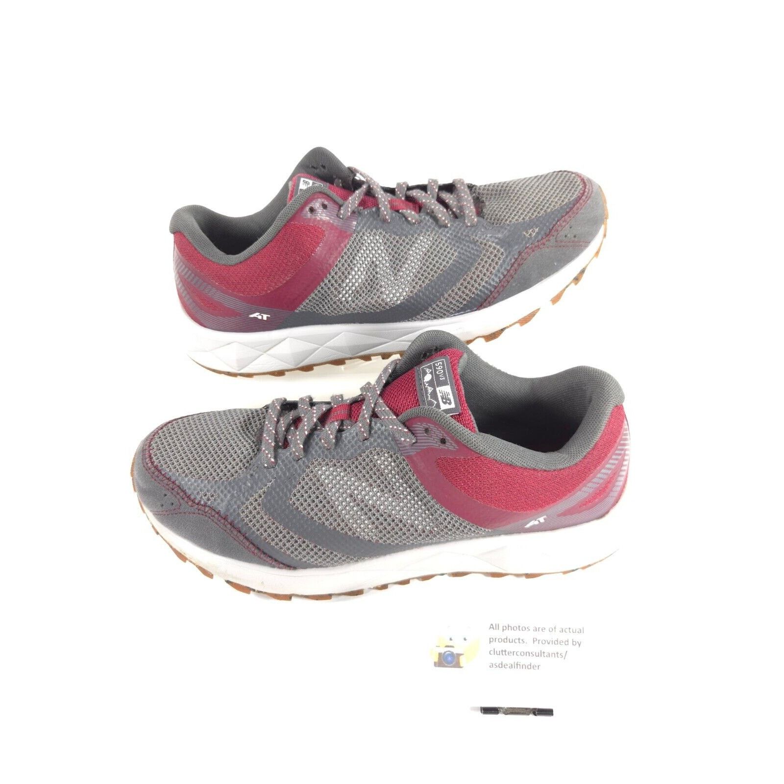 New Balance New Balance 590v3 Shoe Womens Size 10.5 WT590RV3 Gray Red Size US 10.5 / IT 40.5 - 5 Thumbnail