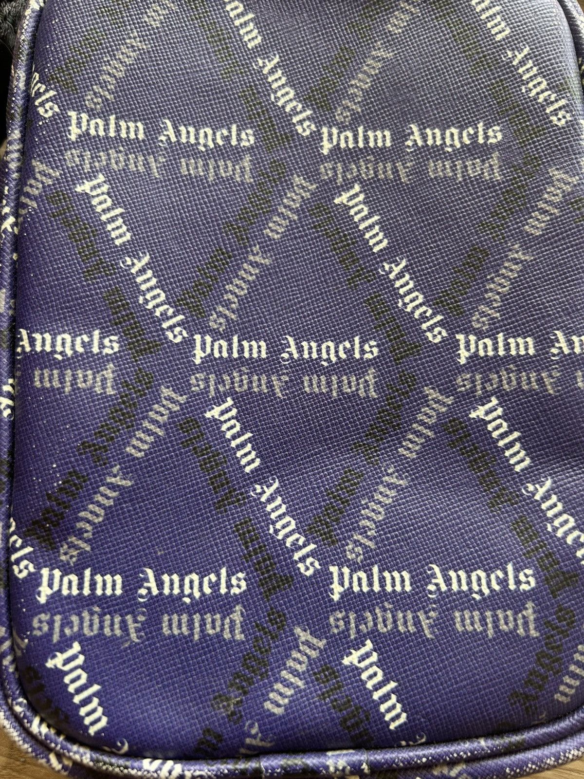 Palm Angels RARE! Palm Angels Leather Goyard Print Side Bag Size ONE SIZE - 2 Thumbnail
