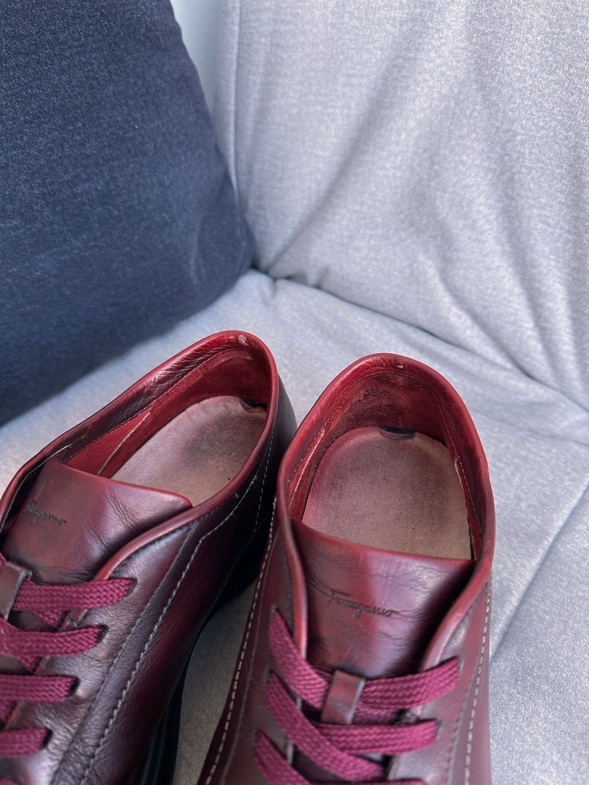 Salvatore Ferragamo Salvatore Ferragamo Leather Shoes Size US 8.5 / EU 41-42 - 9 Thumbnail