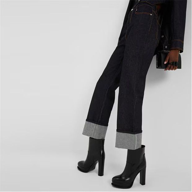Alexander McQueen o1g2r1mq0824 Platform Boots in Black Size US 8 / IT 38 - 5 Thumbnail