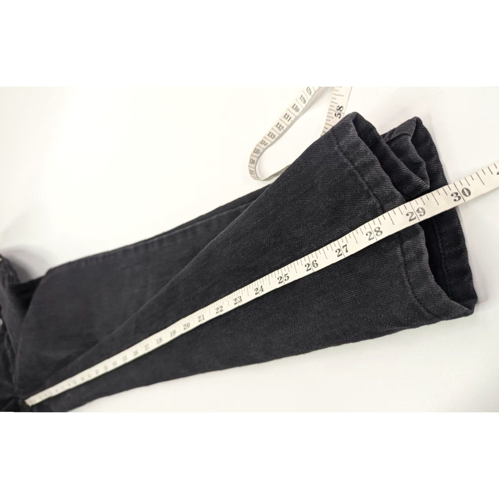 Ralph Lauren VINTAGE Ralph Lauren Jeans Women 6P Petite Black Denim Classic Preppy Logo 5-Pocket Design Mens? Girls? Wait. Size 28" / US 6 / IT 42 - 5 Thumbnail