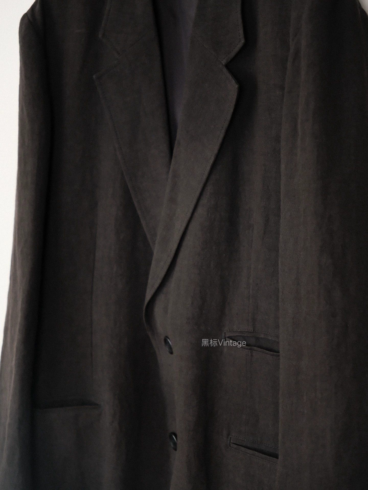 Yohji Yamamoto Yohji Yamamoto 24SS Vintage Linen Suit Jacket Gray-Brown Size US M / EU 48-50 / 2 - 6 Thumbnail