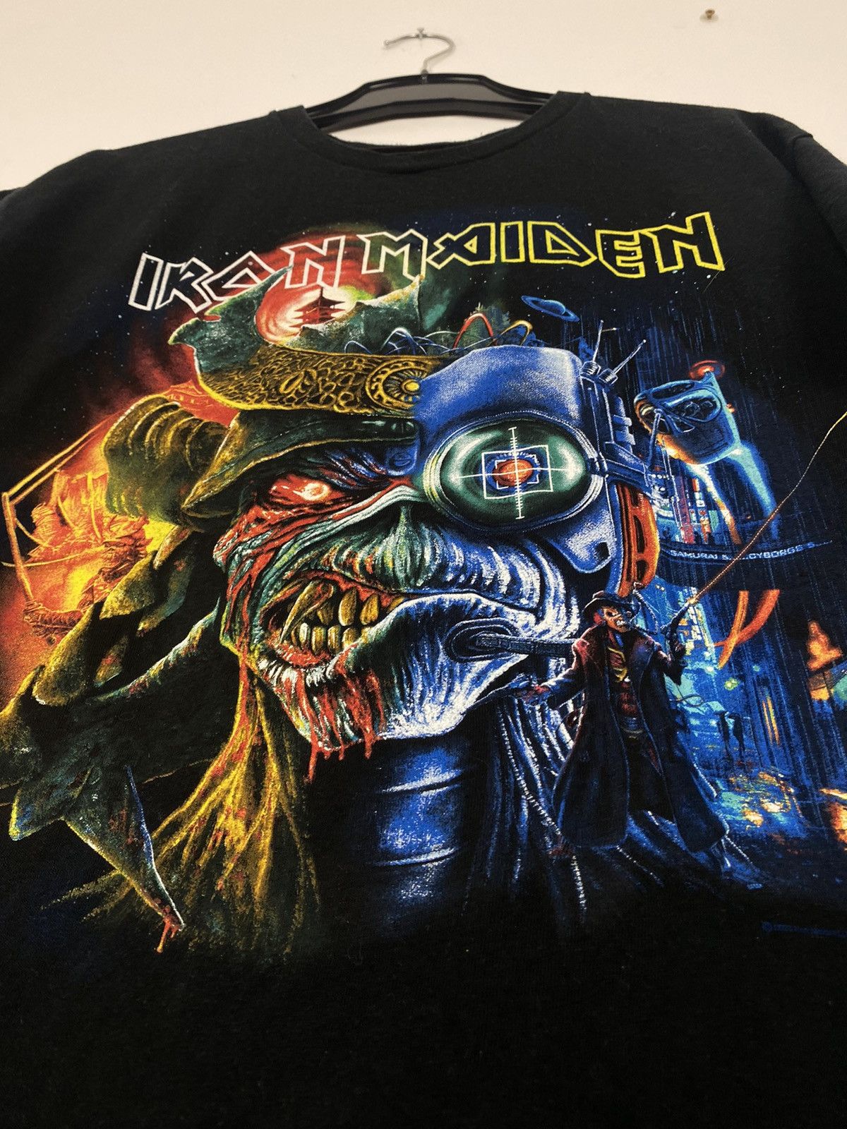 Band Tees Iron Maiden The Future Past Tour 2023 Tee rare y2k Size US L / EU 52-54 / 3 - 7 Thumbnail