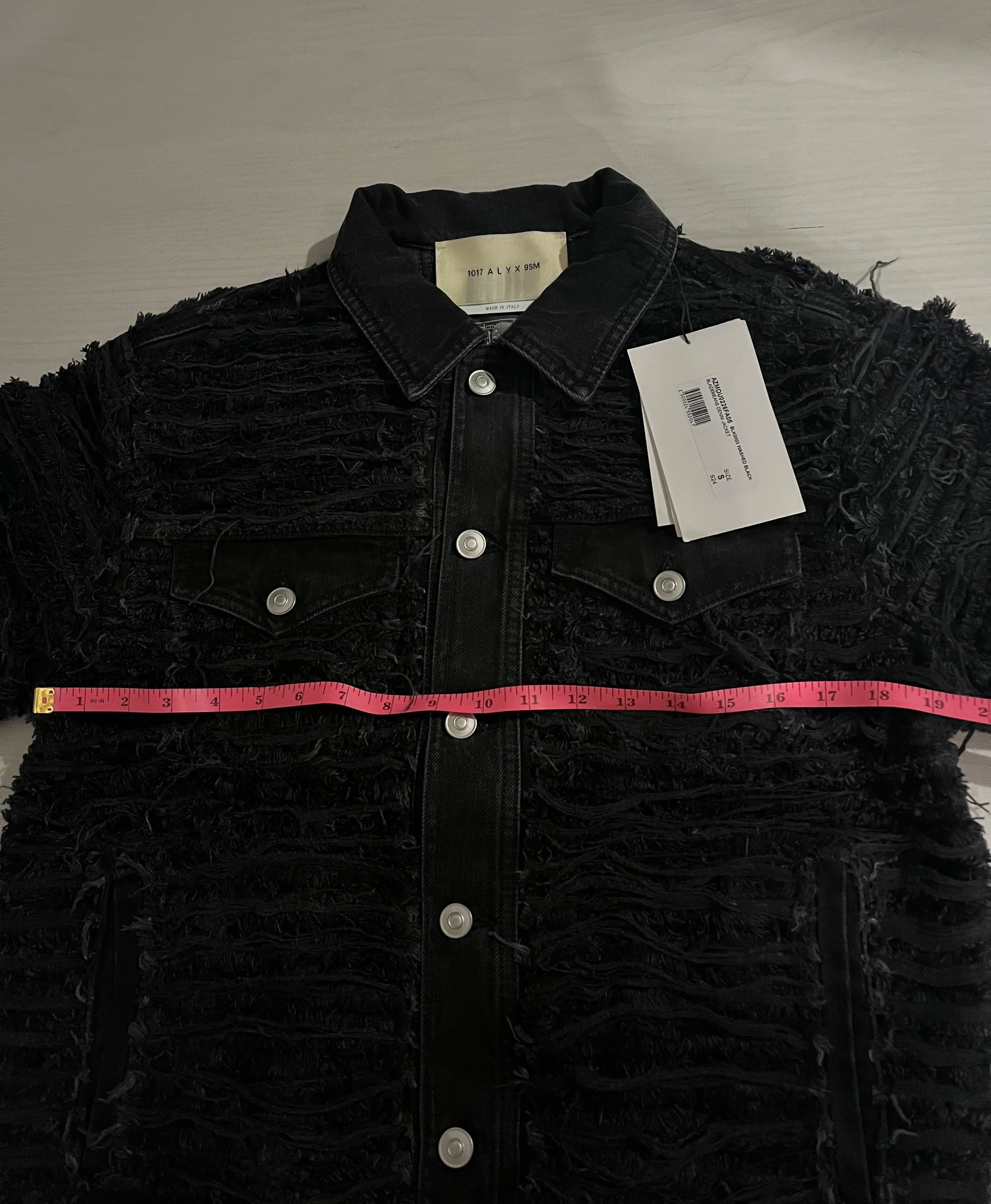 1017 ALYX 9SM Shredded Denim jacket Size US S / EU 44-46 / 1 - 5 Thumbnail