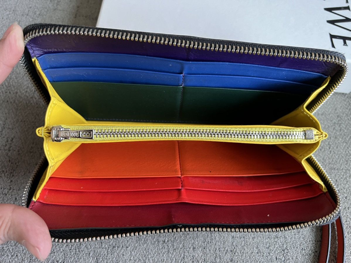 Loewe Loewe 2019 Rainbow Collection Zippy Wallet Size ONE SIZE - 9 Thumbnail