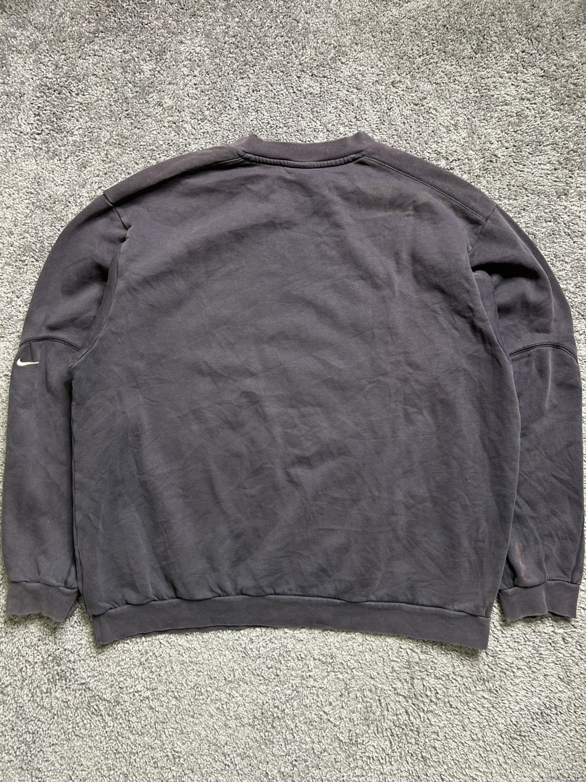 Nike Vintage Y2K Nike Embroidered Sunfade Spellout Crewneck Sweat Size US XL / EU 56 / 4 - 9 Thumbnail