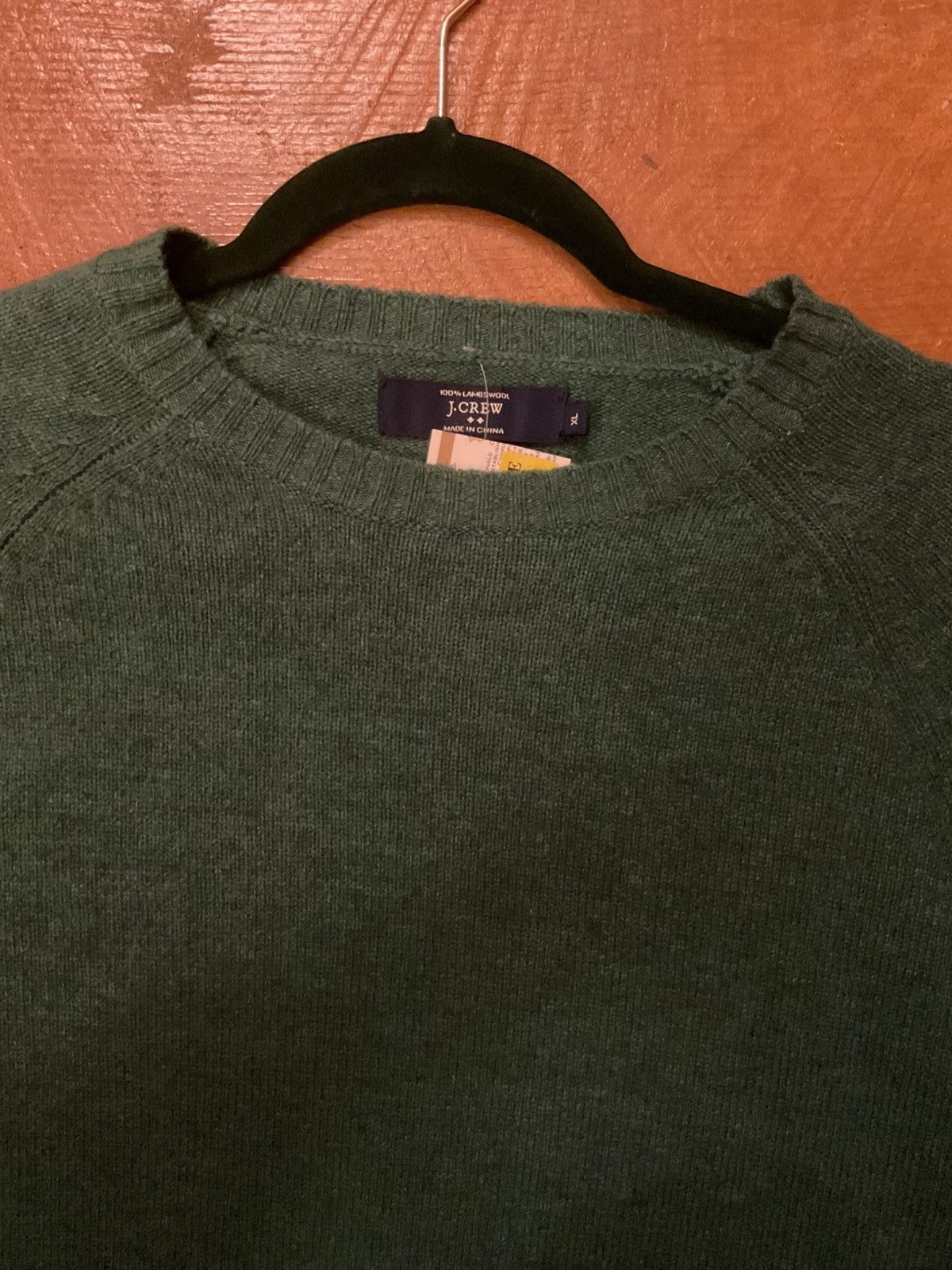 Other J. Crew Men's Green Crewneck Sweater Size US XL / EU 56 / 4 - 6 Thumbnail