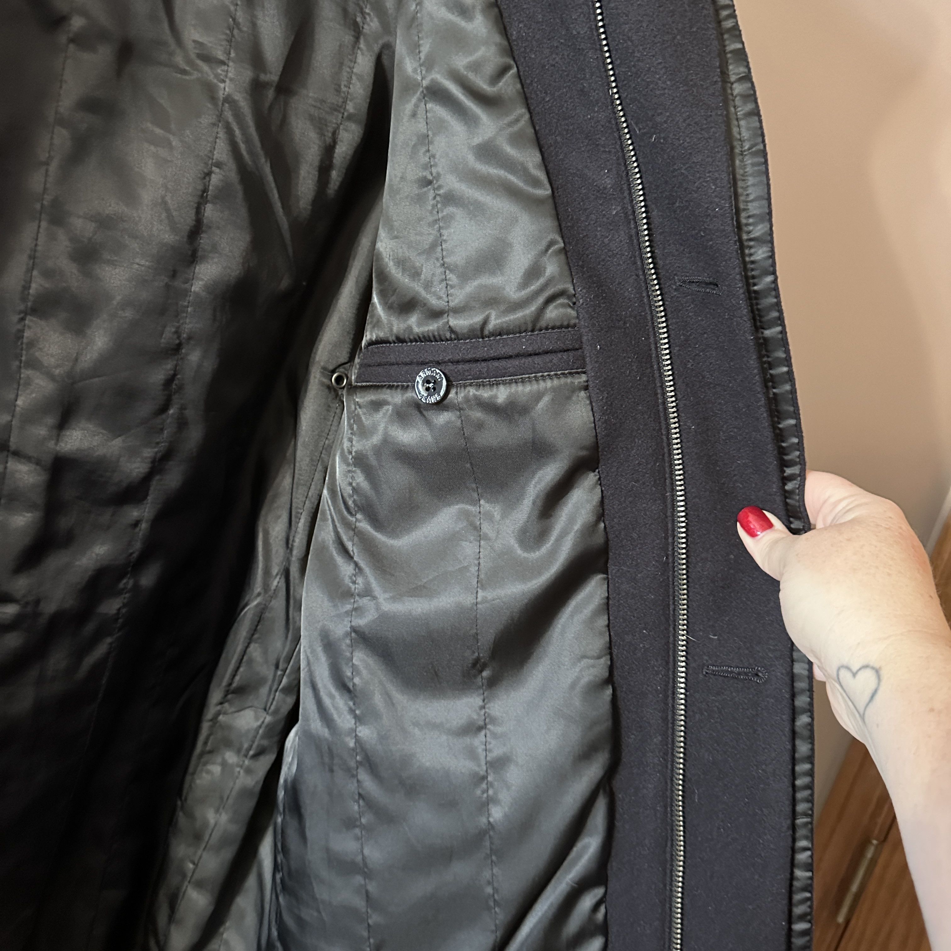 Armani Armani Jeans 30 Anneversario Black Peacoat Size US M / EU 48-50 / 2 - 12 Thumbnail