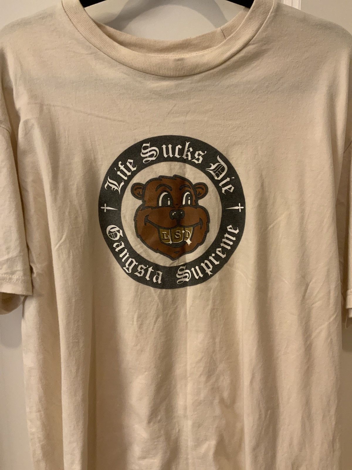 Supreme Supreme Life Sucks Die T-Shirt Natural Size US L / EU 52-54 / 3 - 1 Thumbnail