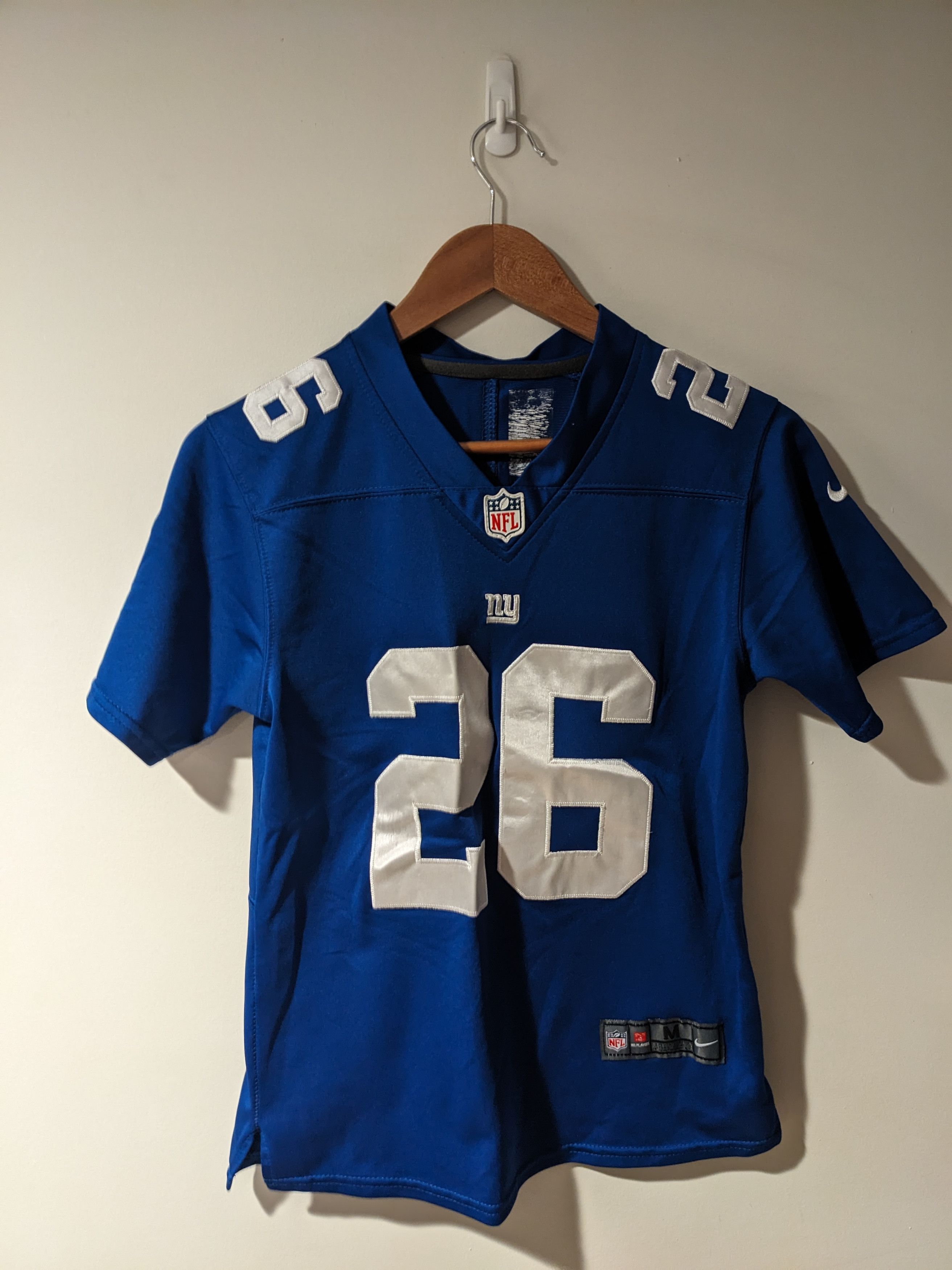 NFL × Nike New York Giants NFL Football Nike Barkley YOUTH Jersey Size US M / EU 48-50 / 2 - 3 Thumbnail