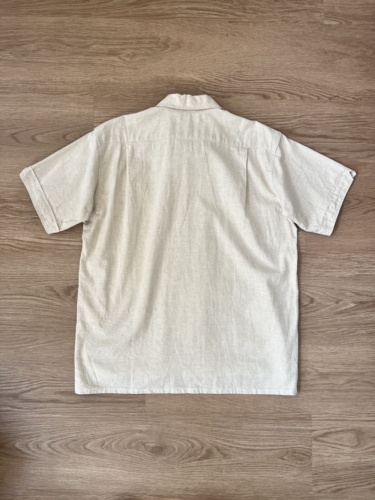 Engineered Garments Engineered Garments Camp Shirt Natural CL Sheeting XS Small Size US S / EU 44-46 / 1 - 2 Thumbnail