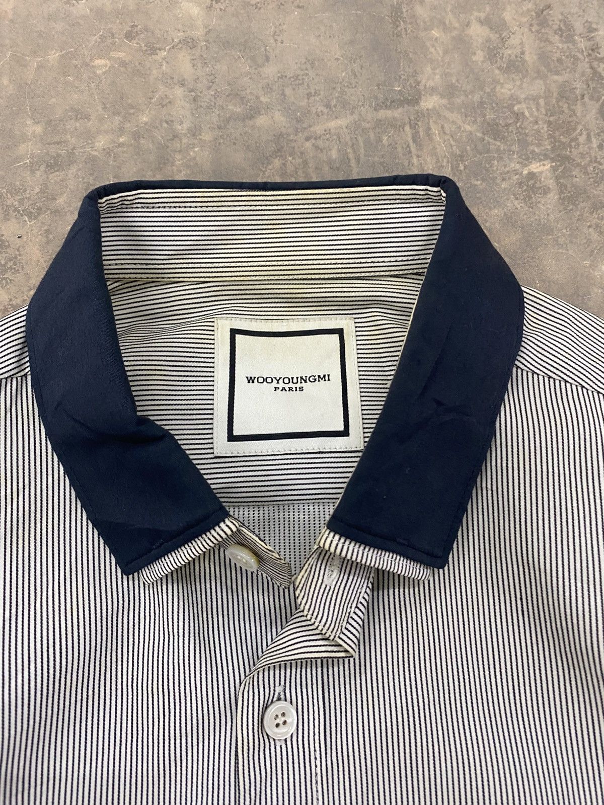 Wooyoungmi WOOYOUNGMI PARIS STRIPE LS SHIRT DESIGNER Size US S / EU 44-46 / 1 - 6 Thumbnail