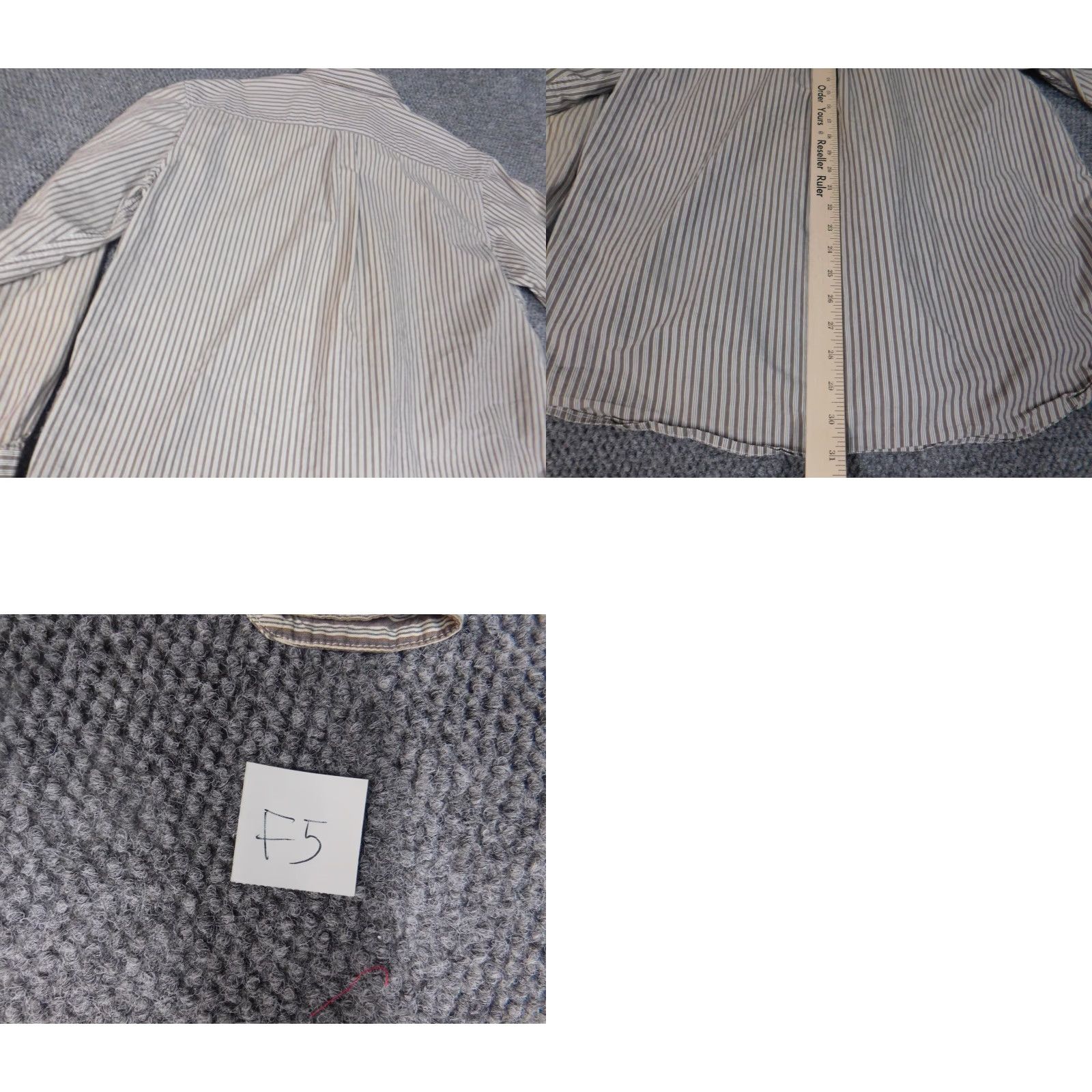 Old Navy Old Navy Shirt Mens Medium Brown Striped Button-Down Collared Long Sleeve Cotton Knit Pocketed Buttons Vintage? No (but no). Size US M / EU 48-50 / 2 - 9 Thumbnail