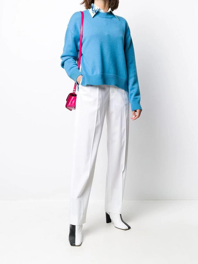 Valentino o1y0326 Cashmere Blend Sweater in Azure Size S / US 4 / IT 40 - 5 Thumbnail