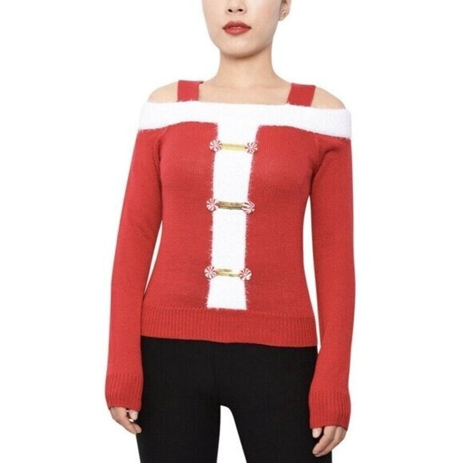 Planet Hollywood Planet gold Holiday Christmas top party girl size XS A000371 Size XS / US 0-2 / IT 36-38 - 1 Thumbnail