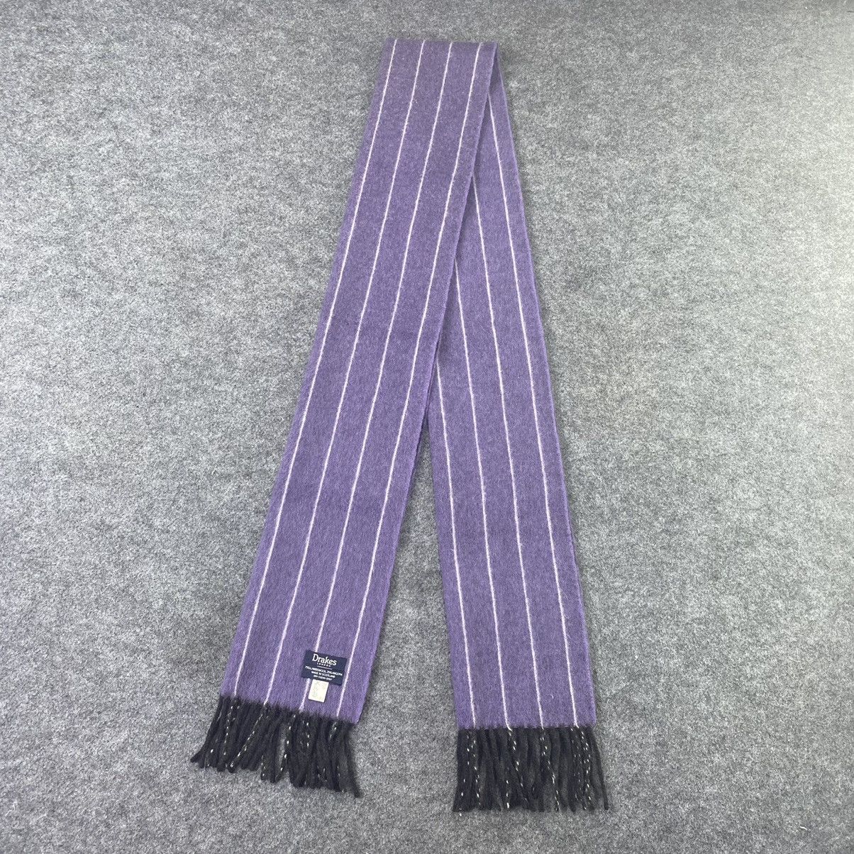 Drake's × Vintage Drakes Scarf / Muffler / Neckwear -T1132 Size ONE SIZE - 2 Thumbnail