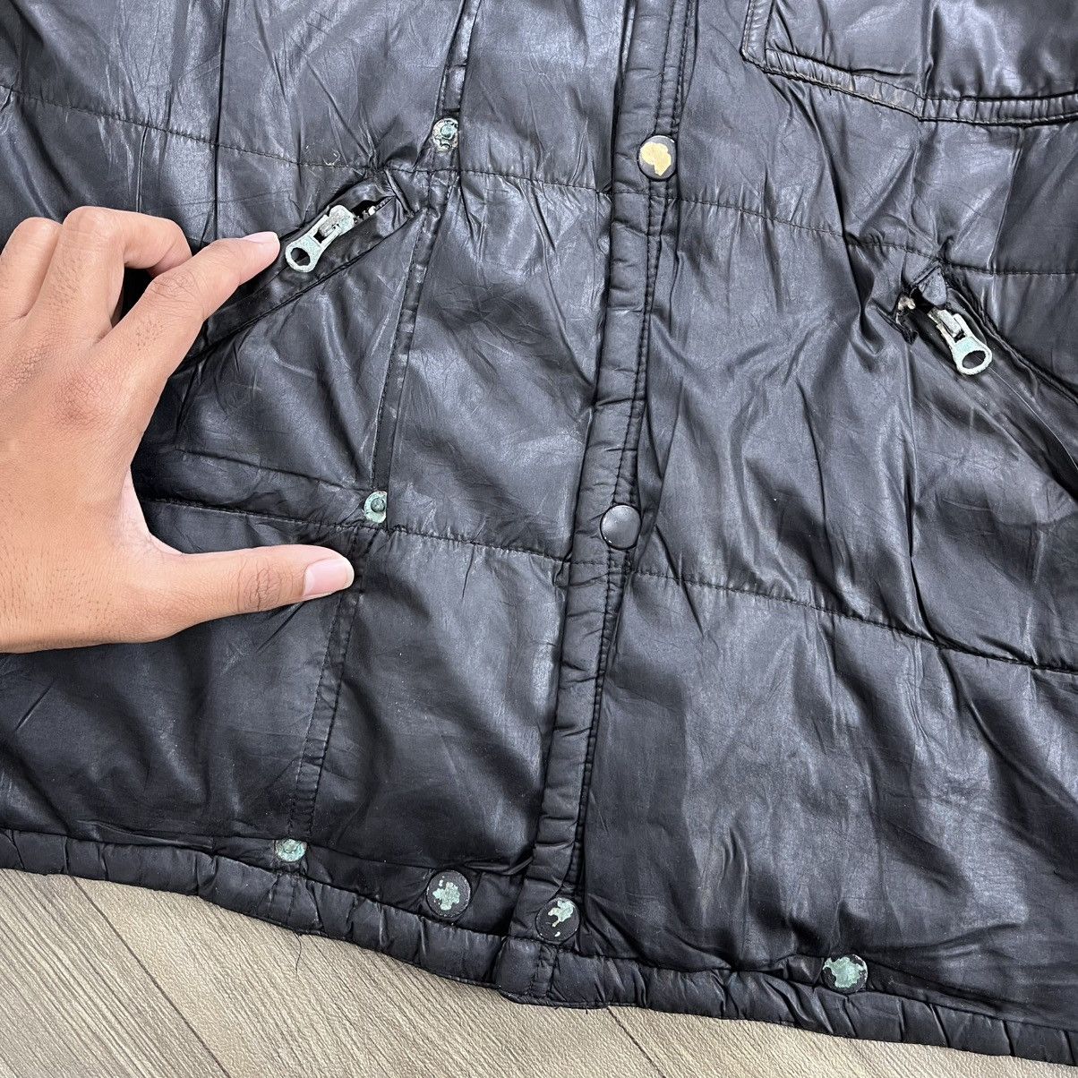 Japanese Brand 2000s Breathmint IfSixWasNine Kmrii Goa Lgb Fur Down Jacket Size US L / EU 52-54 / 3 - 12 Thumbnail