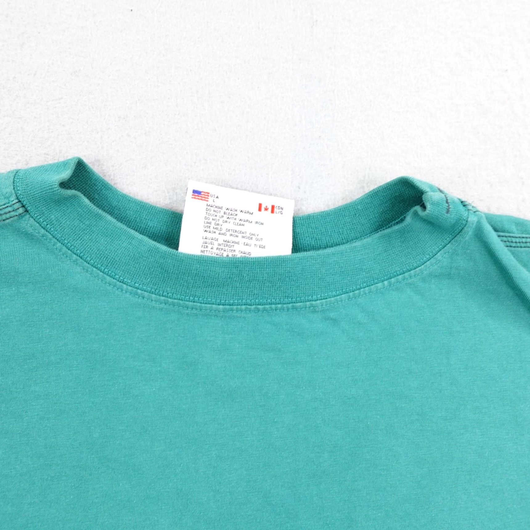 Adidas VINTAGE adidas Equipment Shirt Mens Large Green Black 90s Y2K Soccer Athletic Logo Crew Neck Short Sleeve Cotton Knit Size US L / EU 52-54 / 3 - 2 Thumbnail