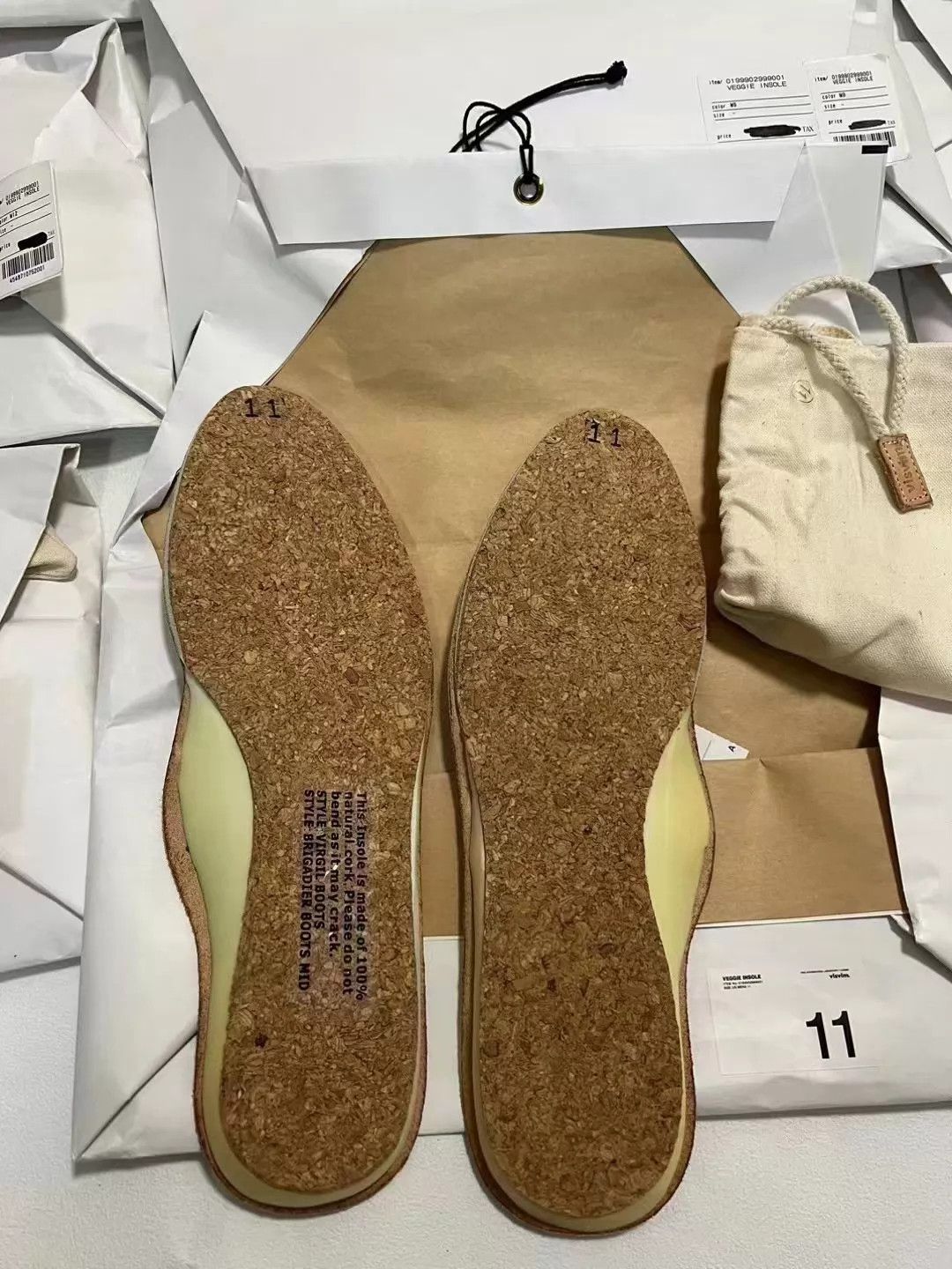 Visvim visvim veggie insole new 8-12 cushioned moisture-wicking Size ONE SIZE - 2 Thumbnail