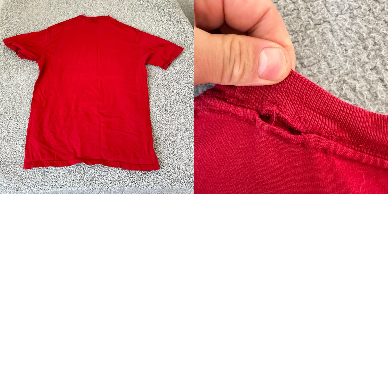 Lucky Brand Lucky Brand Shirt Adult M Red Crew Neck Short Sleeve Cotton Men's Tee Casual All Seasons Breathing Pockets Made in USA Size US M / EU 48-50 / 2 - 8 Thumbnail