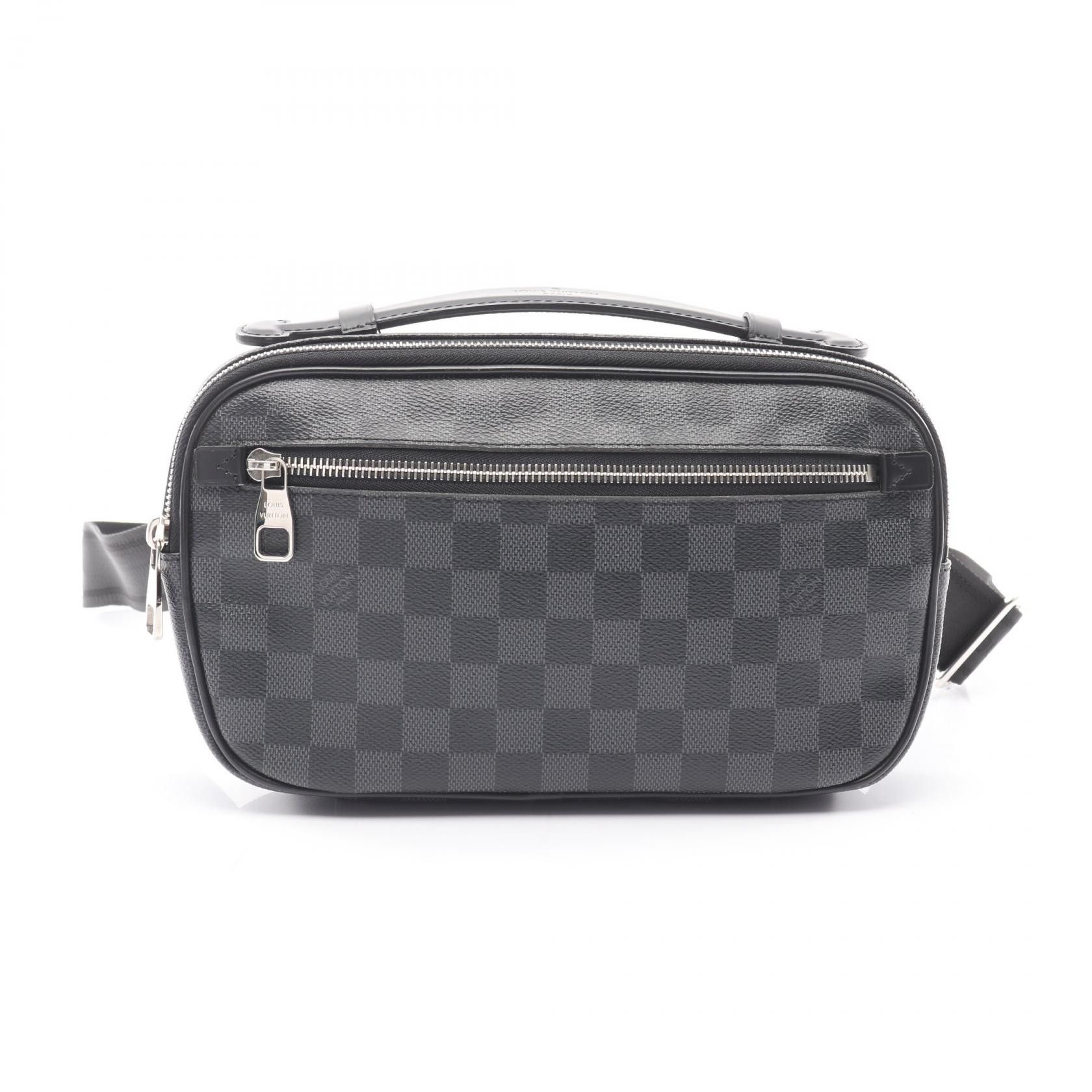 Louis Vuitton Louis Vuitton Louis Vuitton Ambreuil Damier Graphite waist bag Textile Belt Bag N41289 DUTY FREE for USA Size ONE SIZE - 1 Thumbnail
