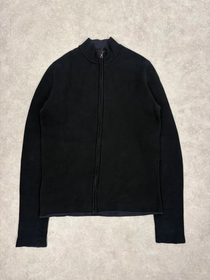 Prada SS2011 Prada Black Minimalist Zip-Up Sweater Size US S / EU 44-46 / 1 - 1 Thumbnail