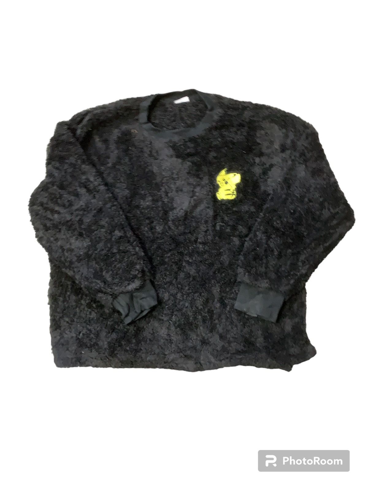 GU × Japanese Brand × Pokemon Gu X Pokemon Embroidery Small Pikachu Fleece Sweatshirt Size US XL / EU 56 / 4 - 1 Thumbnail