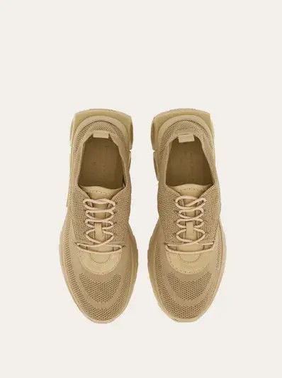 Salvatore Ferragamo o1s1rm0725 Low-Top Sneakers in Beige Size US 12 / EU 45 - 2 Thumbnail