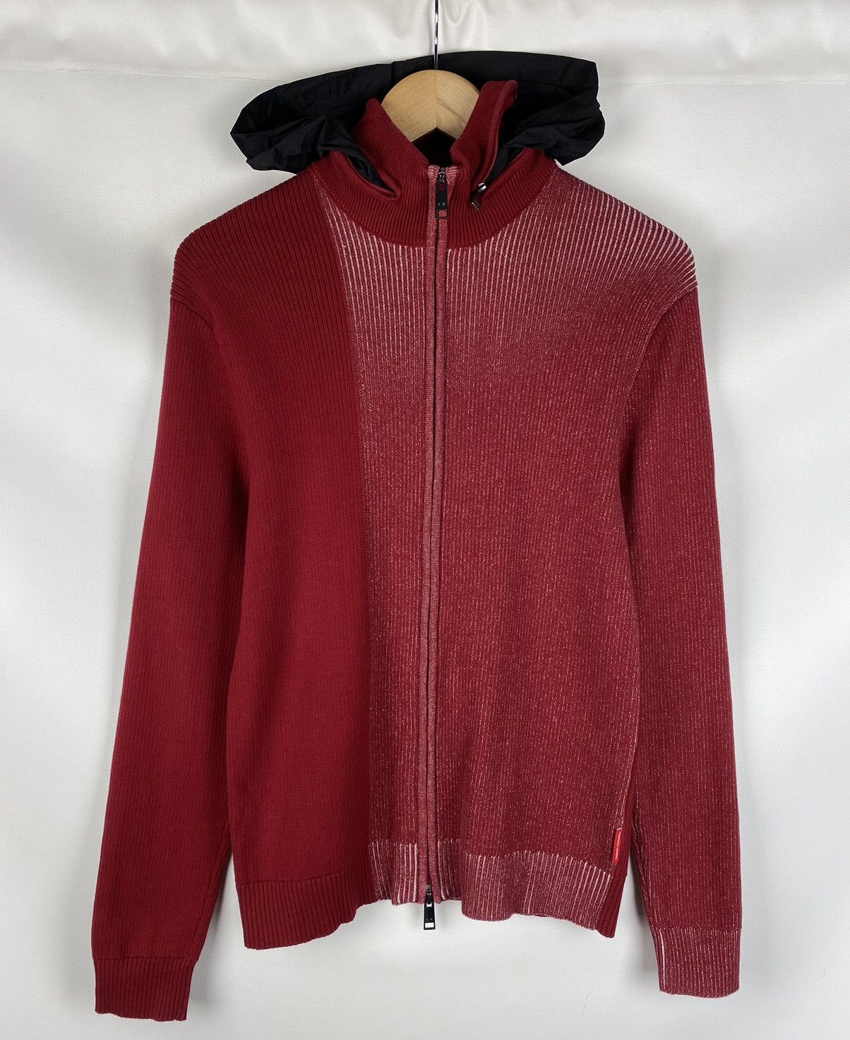 Armani Exchange Armani Exchange men’s full zip knitted hooded sweater size M Size US M / EU 48-50 / 2 - 1 Thumbnail