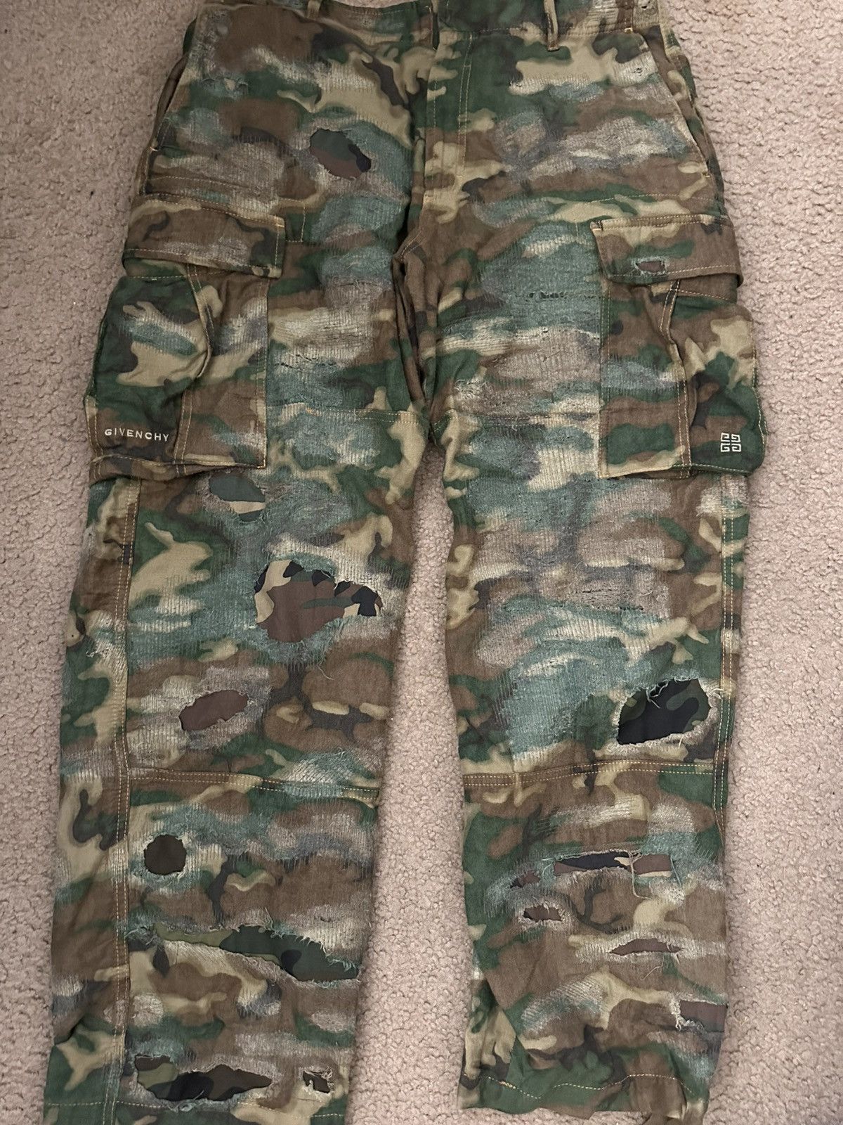 Givenchy × MMW Givenchy boro camo cargo pants（sold） Size US 34 / EU 50 - 1 Thumbnail