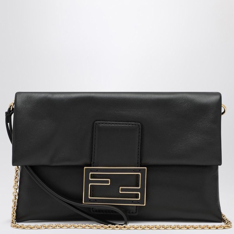 Fendi Fendi Mamma Baguette Pouch Black Size ONE SIZE - 1 Thumbnail
