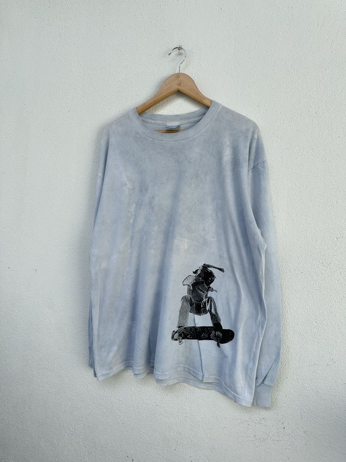 Bob Marley × Vintage Vintage Bob Marley Skateboard Long Sleeve T Shirt Size US XL / EU 56 / 4 - 2 Thumbnail