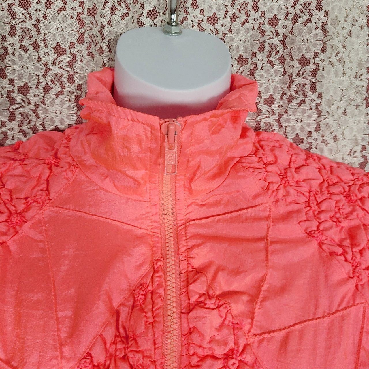 Vintage Vintage 90s ASR pink rouched full zip windbreaker size large Size L / US 10 / IT 46 - 4 Thumbnail