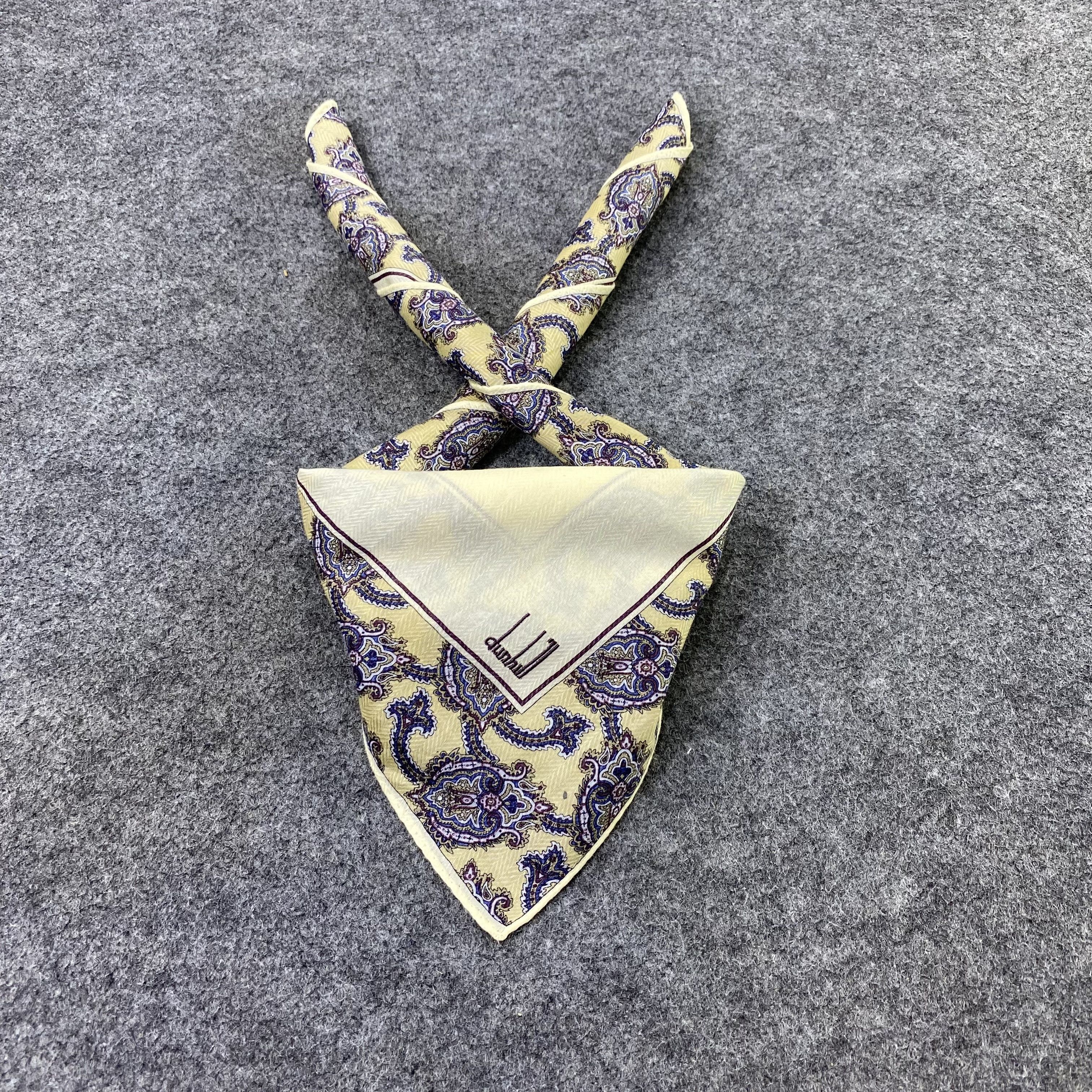 Alfred Dunhill Dunhill Handkerchief / Bandana / Neckerchief-B2185 Size ONE SIZE - 2 Thumbnail