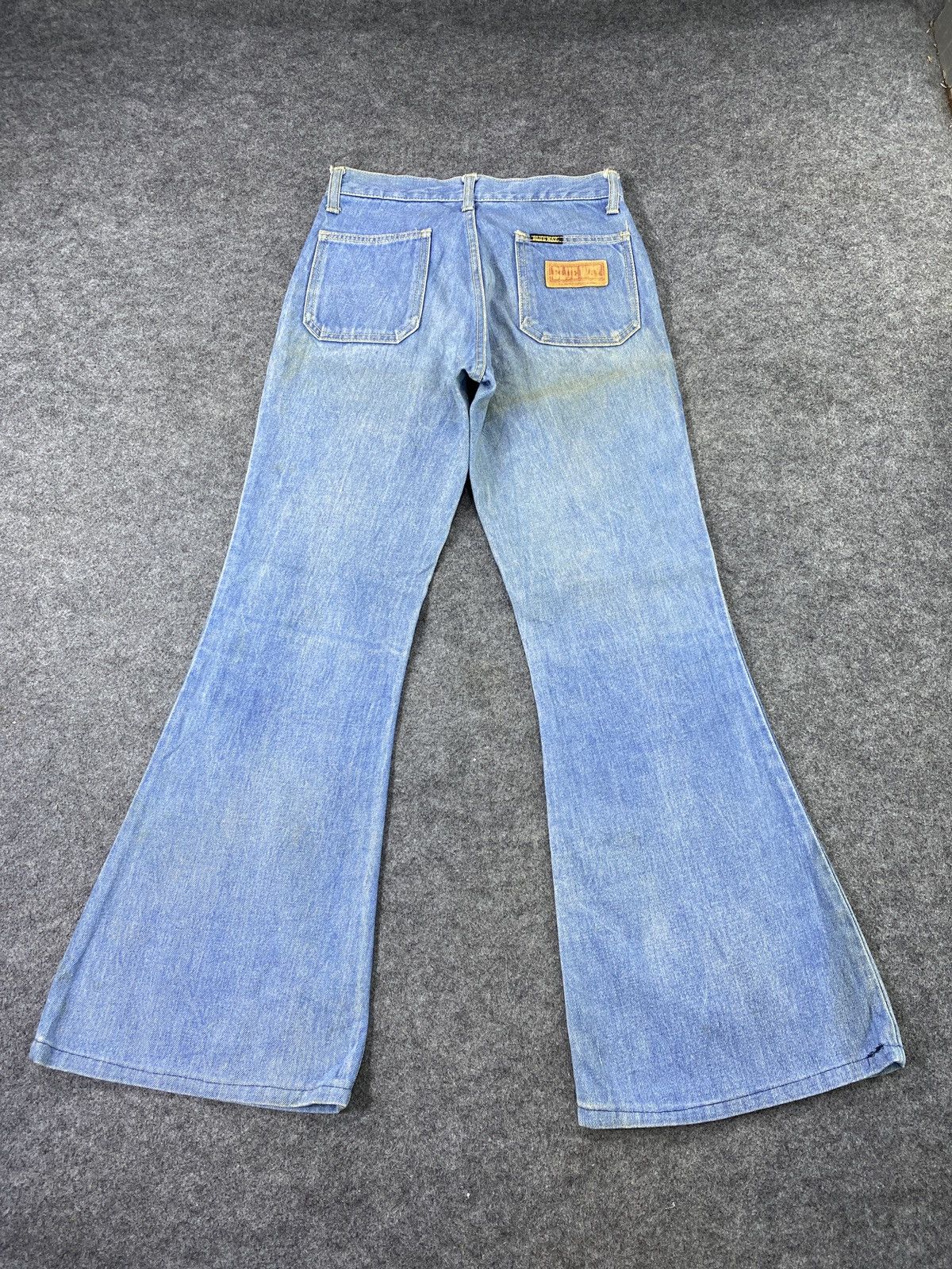 Jean Vintage Blue Way bootcut Jeans - J1028 Size 28" / US 6 / IT 42 - 5 Thumbnail