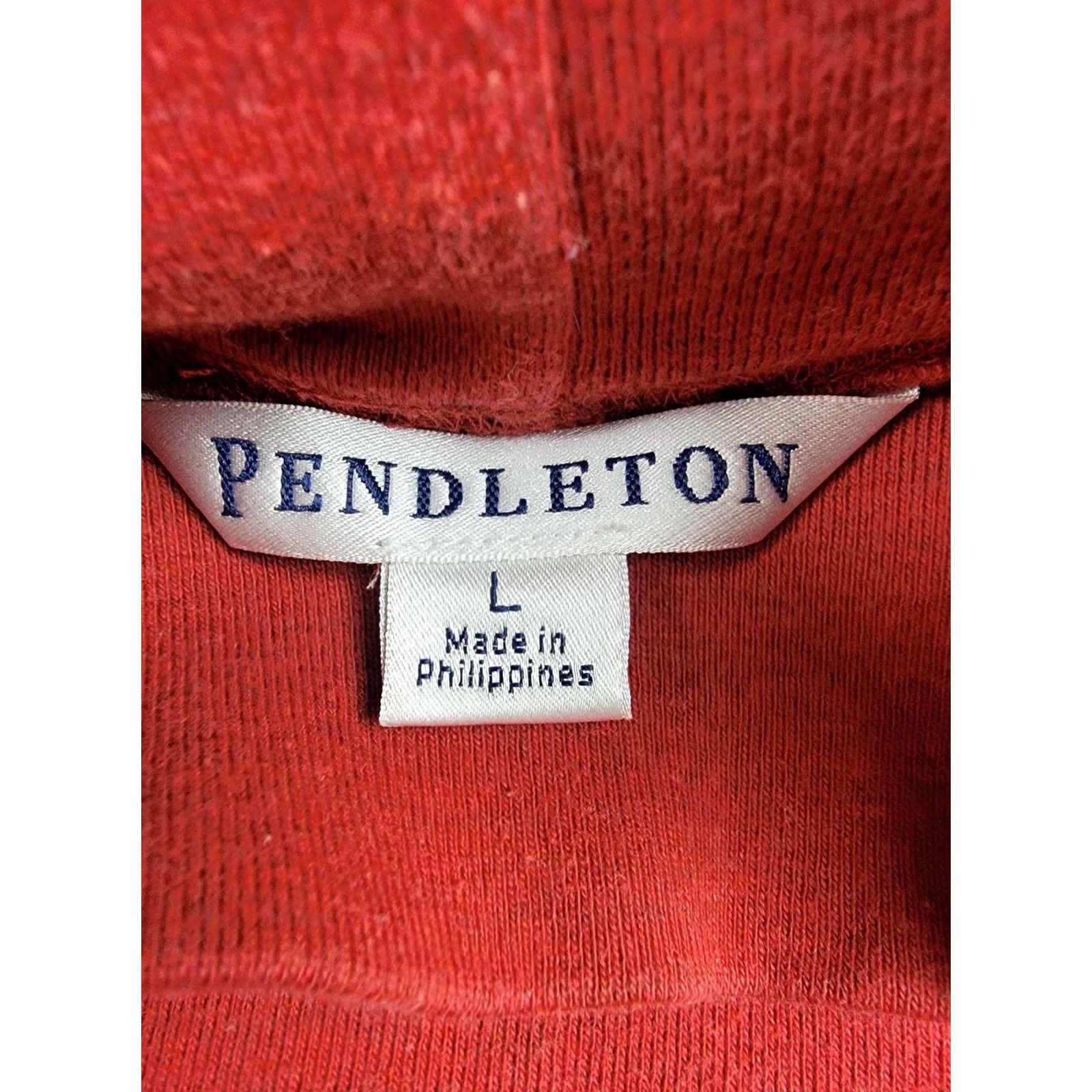 Pendleton Pendleton Sweater Womens Large Mock Neck Pullover Long Sleeve Red Pullover Knit Casual Size L / US 10 / IT 46 - 3 Thumbnail