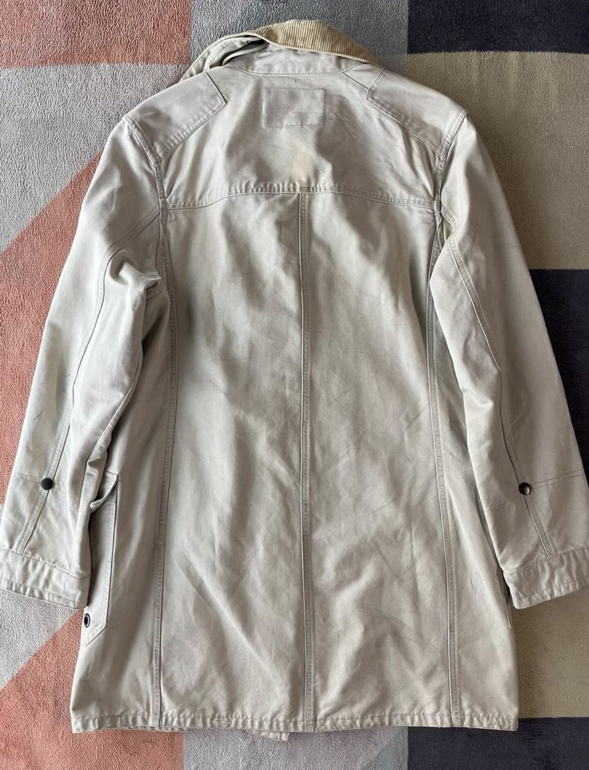 RRL Ralph Lauren Ralph Lauren Double RL Rugby Fireman Coat Trench Jacket K22 Size US S / EU 44-46 / 1 - 2 Thumbnail